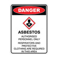 Asbestos Authorised Personnel Only Sign